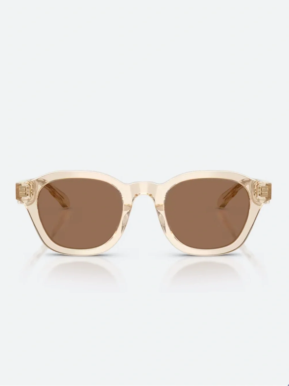 Tory Burch Kira Round Sunglasses NWT Transparent Beige